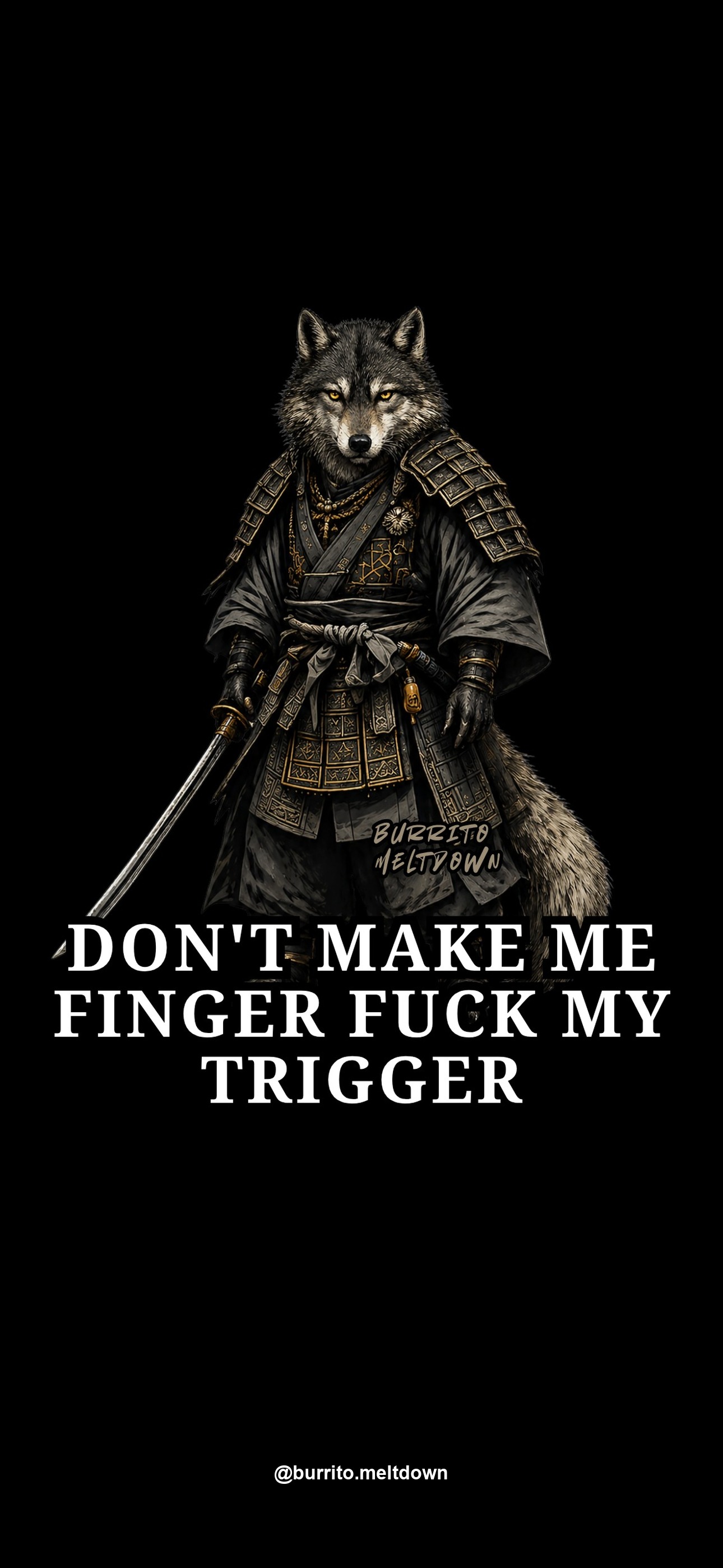 Don't make me finger fuck my trigger